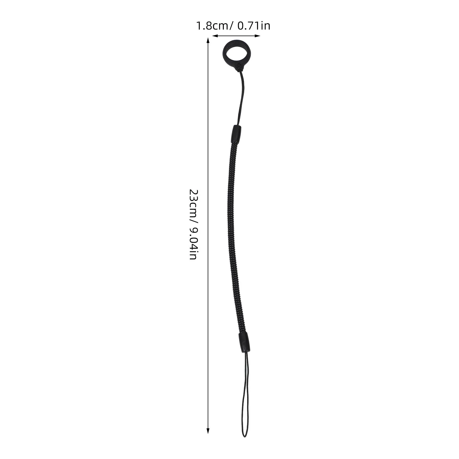 6 個の紛失防止ペンストラップ格納式クリップブラックシリコンペンホルダーネックレス看護師教師建設作業員医師用