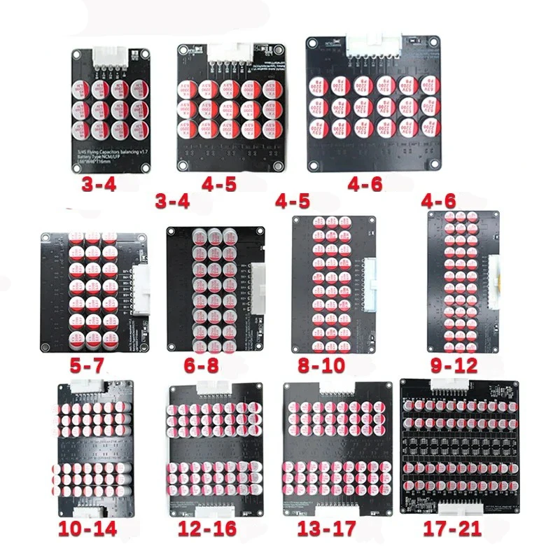 5A Active Equalizer Balancer 5A 3S 4S 5S 6S 7S 8S 14S 16S 17S 18S 19S 20S 21S Lifepo4/Lipo/LTO Battery Energy Capacitor