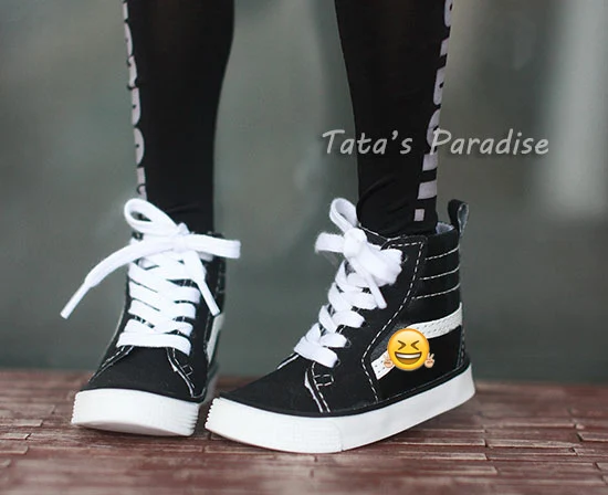 BJD Shoes Sports casual shoes high top canvas shoes for 1/3 1/4 BJD SD DD MSD MDD Uncle Doll Accessories