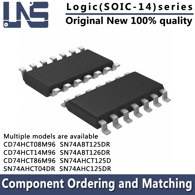 

1pcs CD74HCT08M96 CD74HCT14M96 CD74HCT86M96 SN74ABT125DR SN74ABT126DR SN74AHC125DR SN74AHCT04DR SOIC-14 Interface