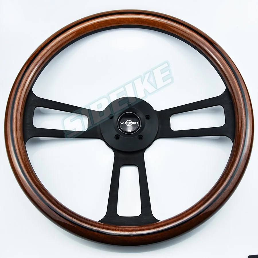 

18inch Copy Wooden Steering Wheel Classic Wood & Horn Kit