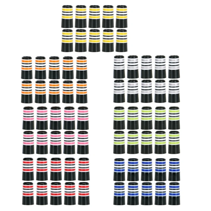 10Pcs MultiRing Golfs Iron Ferrules Golfs Tapered Ferrules for Most Iron Shaft