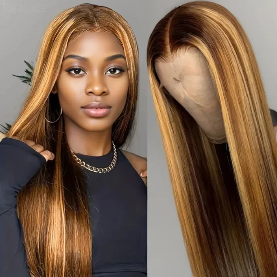 13x6 Lace Frontal Human Hair Wigs Straight Transparent 100% HD 30 Inch Wig For Women Choice 13x4 Highlight Cheap Brazilian Wig