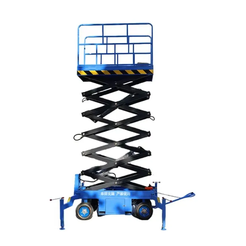 Aerial Platform 6m 8m 10m 12m 14m Traction Skylift Mobile Lifter Scaffolding 500kg  Hydraulic Scissor Lift