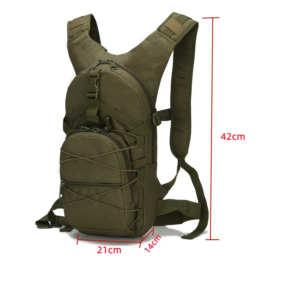 Hotselling Waterproof Hiking Climbing Backpack Tear Wear-Resistant 600D Oxford Fabric Riding  Cycling Bag With Helmet Position