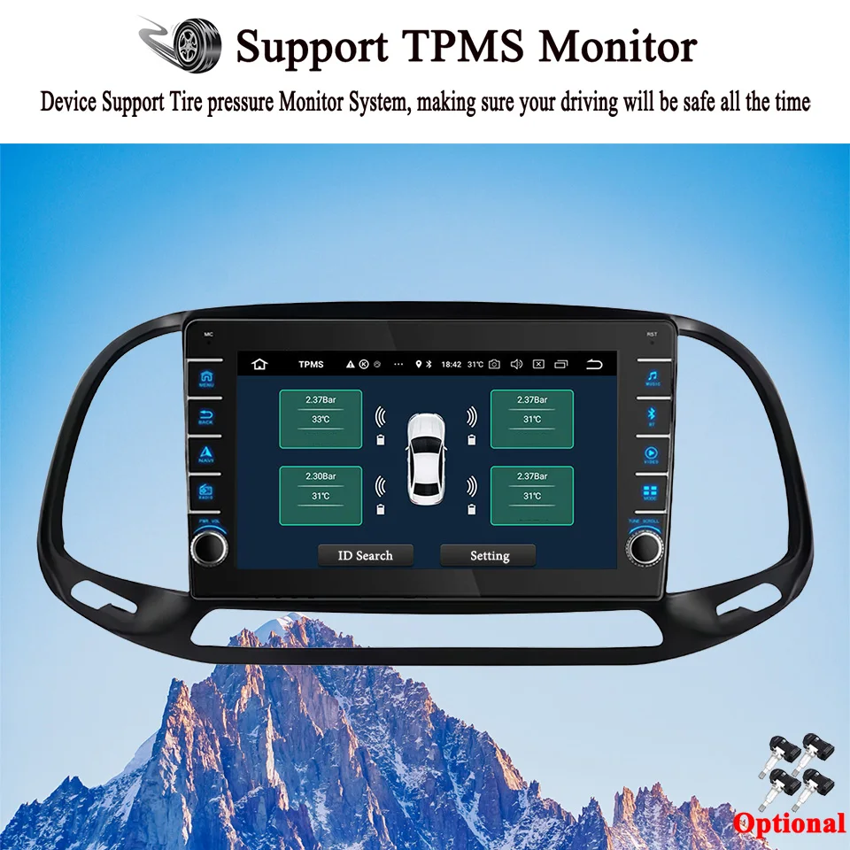 8G 128G Android 14 Carplay Auto Radio HU For Fiat Doblo 2015 - 2020 Car GPS Navi Monitor DVD PC Tablet Car intelligent systems