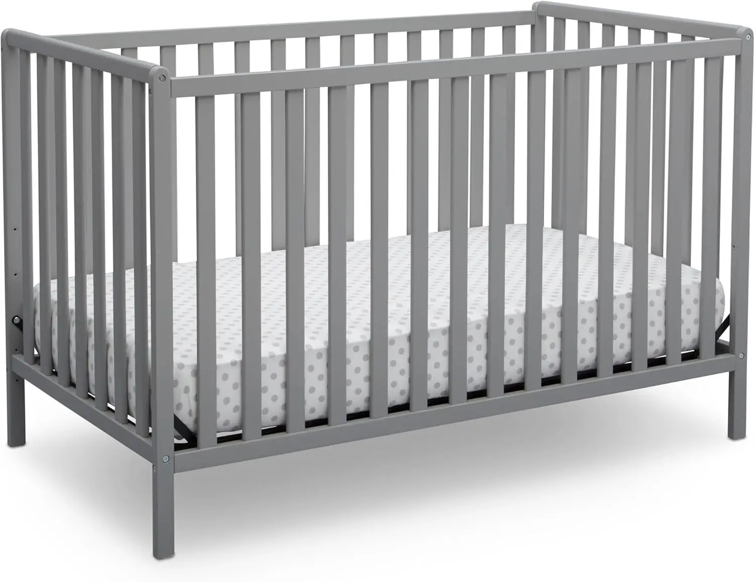 

Children Heartland 4-in-1 Convertible Crib - Greenguard Gold Certified, Grey