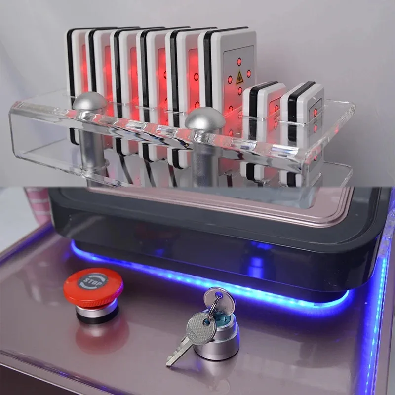 6-in-1 40Khz Cavitation Machine with Radio Frequency Vacuum Skin Tightening Face Lifting Body Slimming Multipolar Beauty Therapy