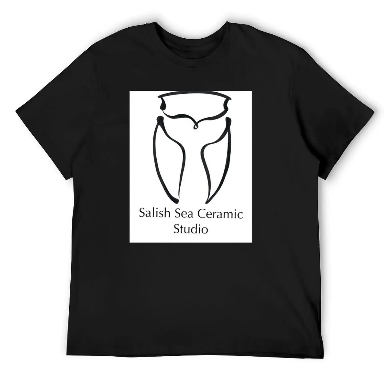 

Salish Sea Ceramic Studio Logo T-Shirt boys whites cute tops for a boy mens tall t shirts