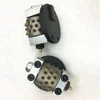 Bh16 scanmaskinダイヤモンドブッシュハンマー3列超硬ピン3インチラウンドリディロックhusqvarnaブッシュハンマー研削ホイール12個 2