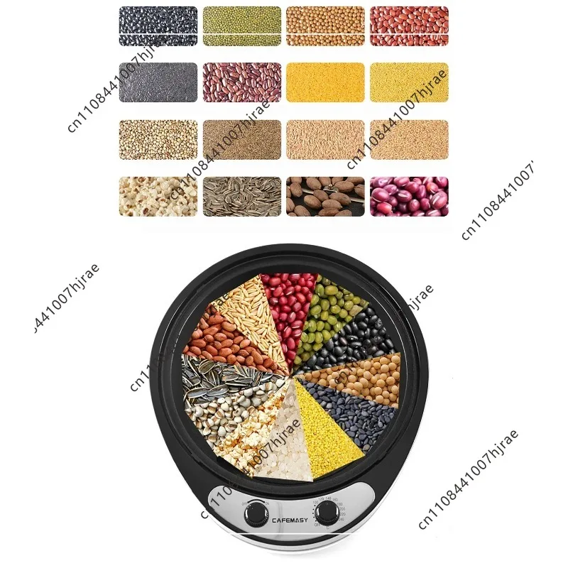 110V/220V 1800W Electric Coffee Roaster Household Bean Baking Machine For Coffee Bean Peel Tea Peanut Melon Seeds Nuts Roasting