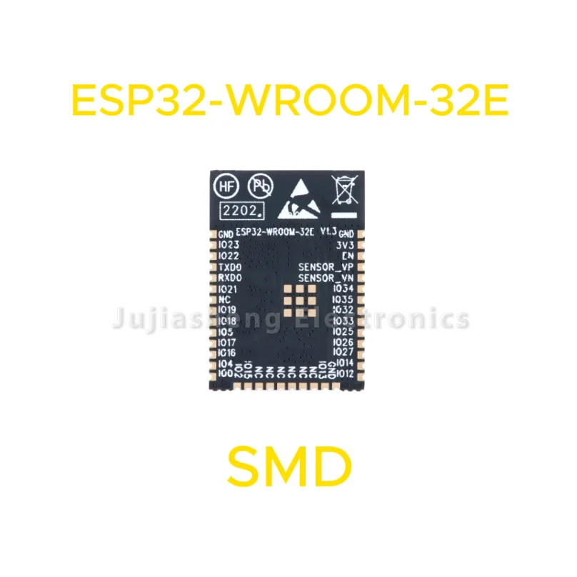 5PCS ESP32-WROOM-32E 4MB 8MB 16MB IC Dual Core WiFi Wireless Bluetooth-compatible MCU Module IOT ESP32 WROOM 32E Wireless Module