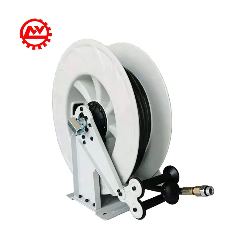 

Wall Mounted Industrial High Pressure Oil Heavy Duty Spring Rewind Hydraulic Automatic Retractable Air Hose Reel