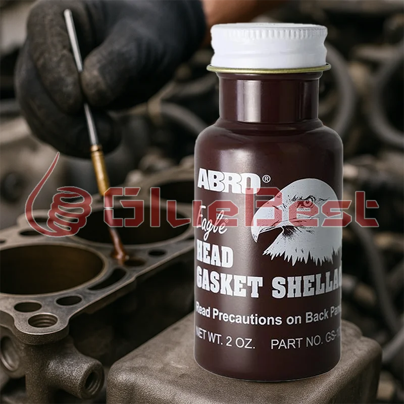 ABRO Uszczelniacz do głowic cylindrów 2oz Mocny, odporny na wysokie temperatury środek uszczelniający do głowic cylindrów samochodowych, bloków silnikowych i układów chłodzenia