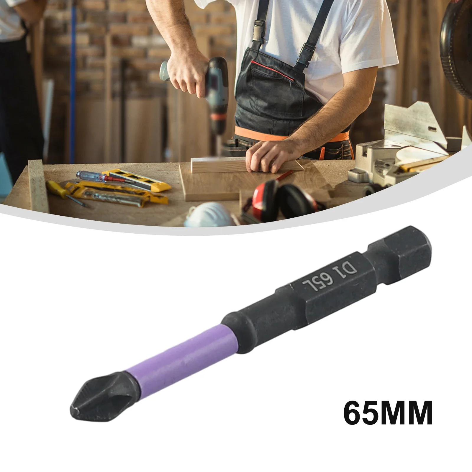 1pc 25-150mm Magnetic Batch Head PH2 Cross Screwdriver Bit High Hardness Non-Slip Screwdriver Hand Tools