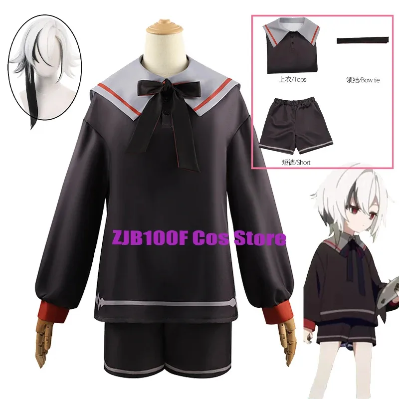 

Arlecchino The Knave Cosplay Game Genshin Impact Costume Childhood Short Wig Young Uniform Fatui Outfit Halloween Play for Women
