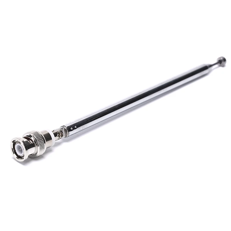 1 Pc Highquality 360 Degrees 765mm Telescopic Antenna Q9 BNC Connector Portable FM Radio Scanner VHF UHF TW