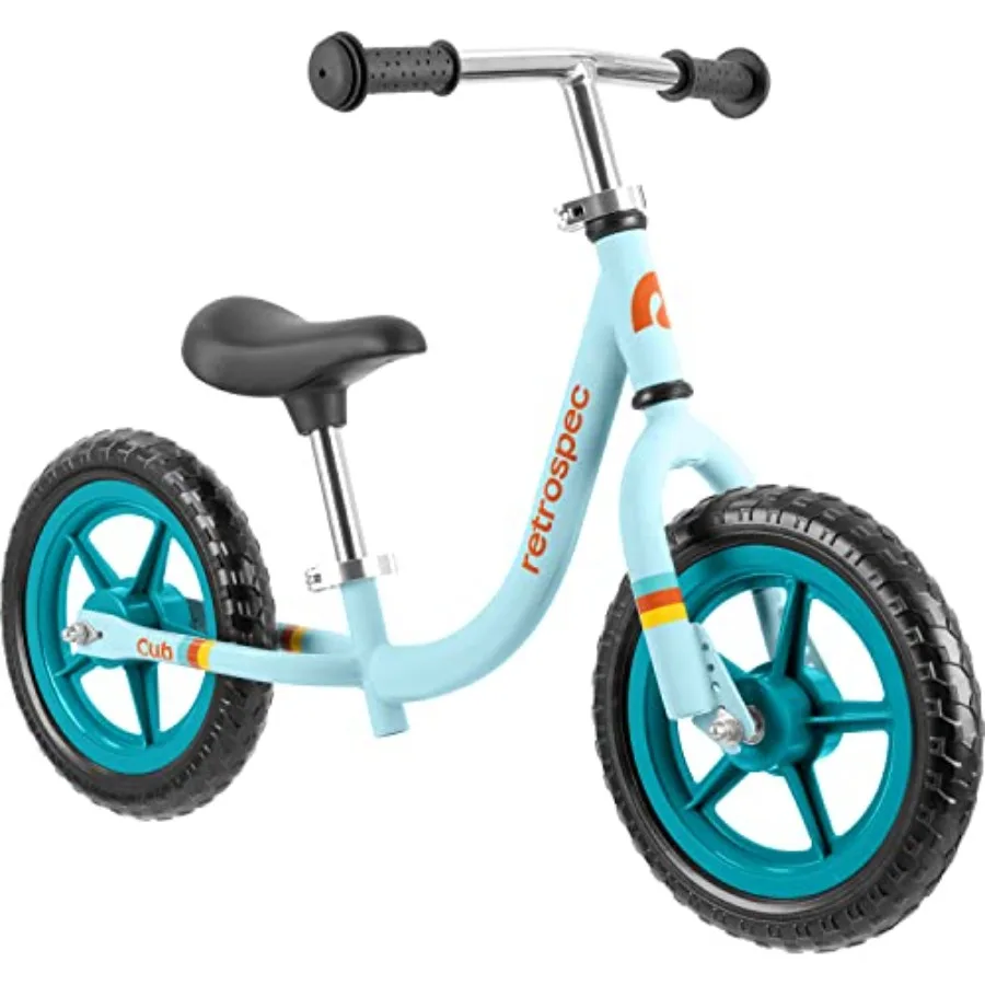

Toddler balance bike for ages 18 months3 years: lightweight aluminum frame, matte black finish, puncture-proof tires, adjustabl