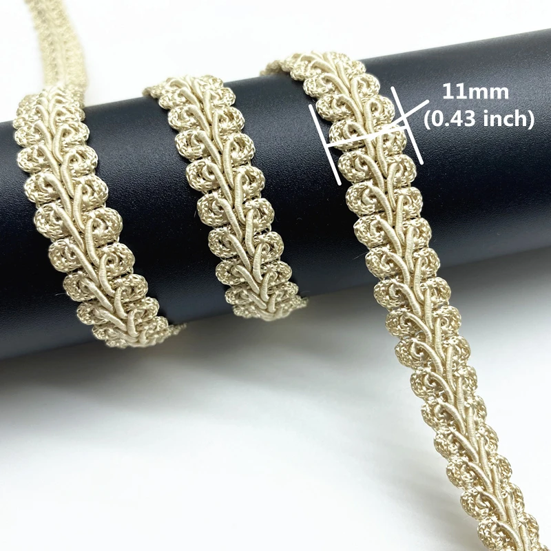 2 Yards Lace Trim Ribbon Centipede Braided Lace DIY Craft Sewing Accessories Wedding Decoration Fabric Curve Lace