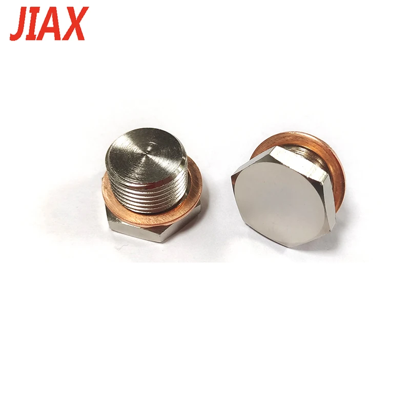 1PCS JIAX Car Accessories Universal O2 Oxygen Sensor Plug Boss Bung M18 X 1.5 Thread Bung With Gasket