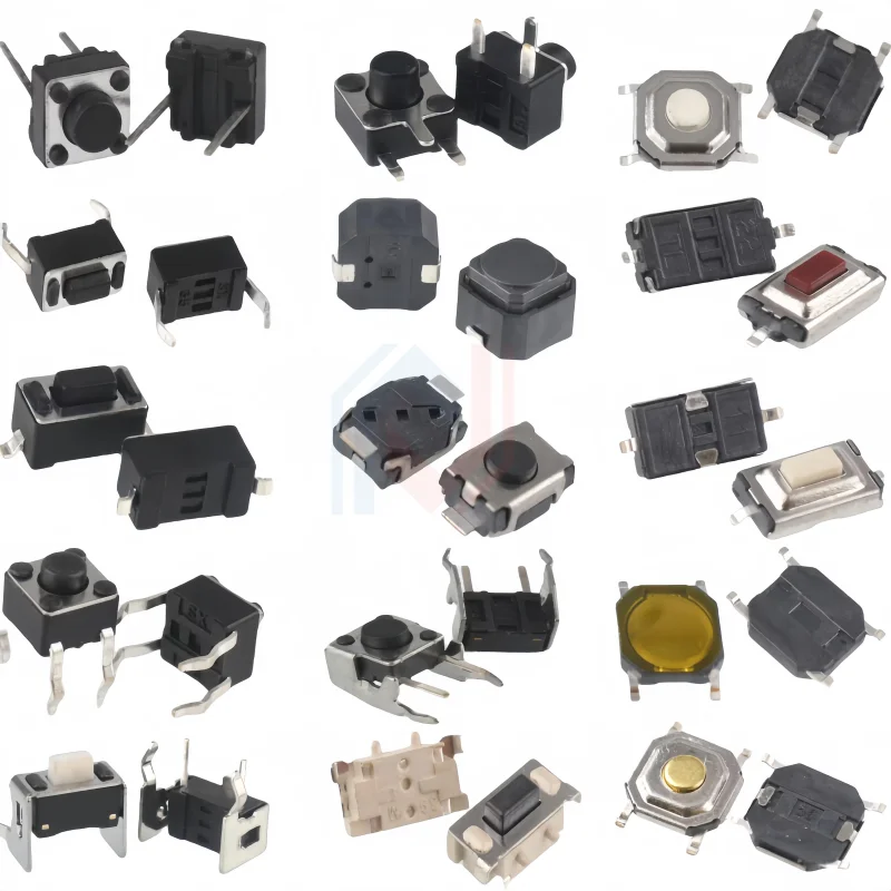 50PCS 3*6 3*4 4*4 SMD Tactile Tact Push Button Switch 2Pin 4Pin Touch Micro Switch 3x4x2.5 3x6x5 3x6x2.5 4x4x1.5 12x12x5 4*4*2.5