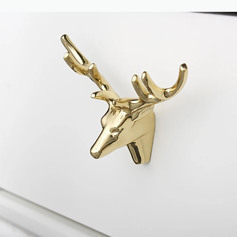 النحاس مقبض خزانة خزانة تسحب الزخرفية الحيوان درج مقبض خزائن الباب الأجهزة الملحقات