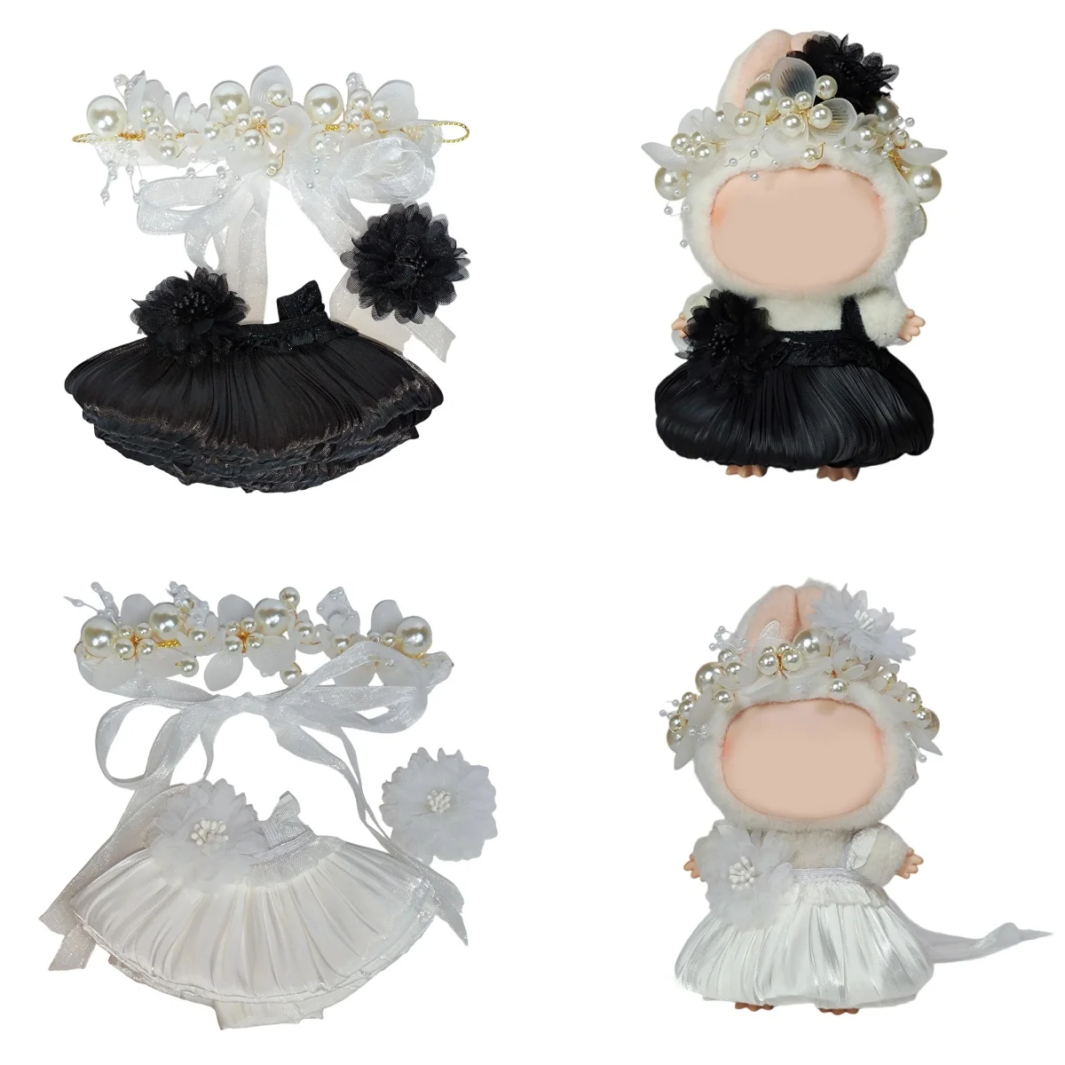 

17cm Labubu In Wedding Dress, Baby Dress, Flower Bud Skirt, Labubu Doll, Fashionable Plush Dress, Cute Baby Dress, Festival Gift
