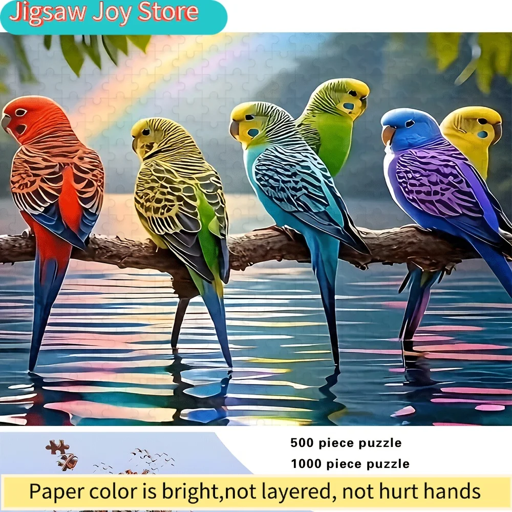 Rompecabezas para Adultos de 500/1000 Piezas, Alta Calidad, un Divertido Juego Familiar para Aliviar el Estrés, Perfecto para Cumpleaños, Navidad, Halloween, An