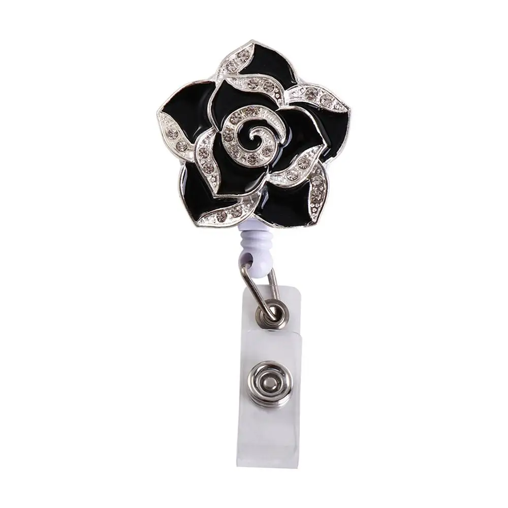Supplies Name Card Holder Name Tag ID Card Badge Clip Retractable Badge Reel Badge Holder Certificate Clasp Diamond Badge Reel