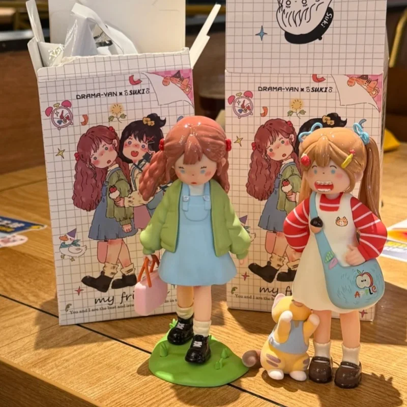 

New Arrival Suki My Friends Series Blind Box Trendy Anime Model Figurine Doll Collection Cute Home Decoration Gk Birthday Gifts