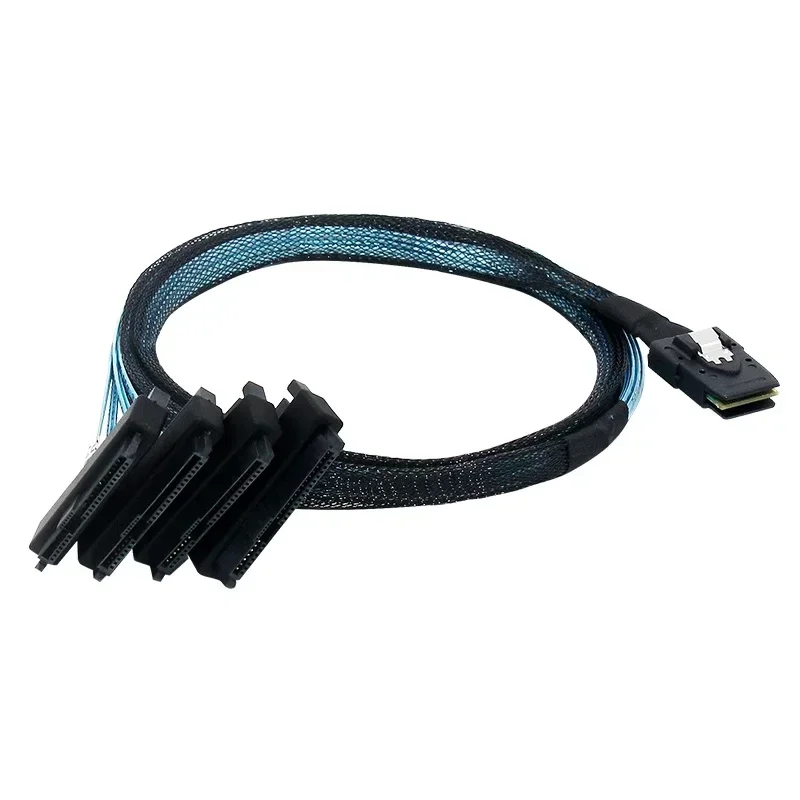 New Array Card Mini SAS 36P SFF-8087 With 4 SFF 8482 SAS Cables