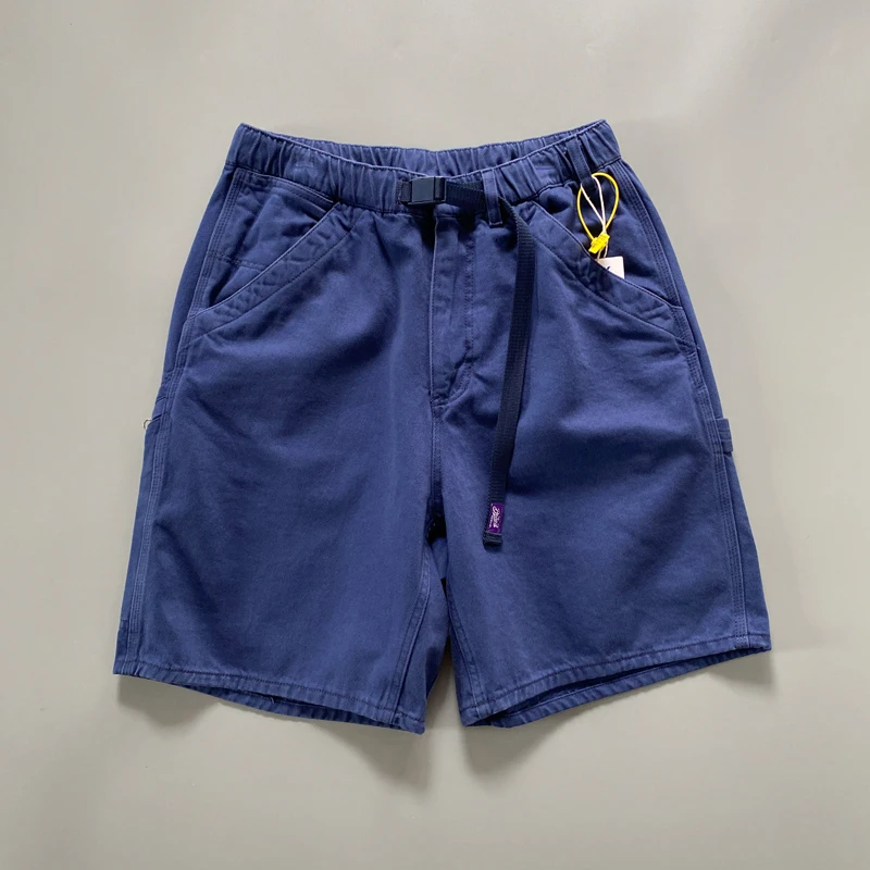 

100% Cotton Heavyweight Twill Washed Cargo Shorts - 25SS Summer Vintage Relaxed 5-Inch Cityboy Work Shorts Workwear for Men