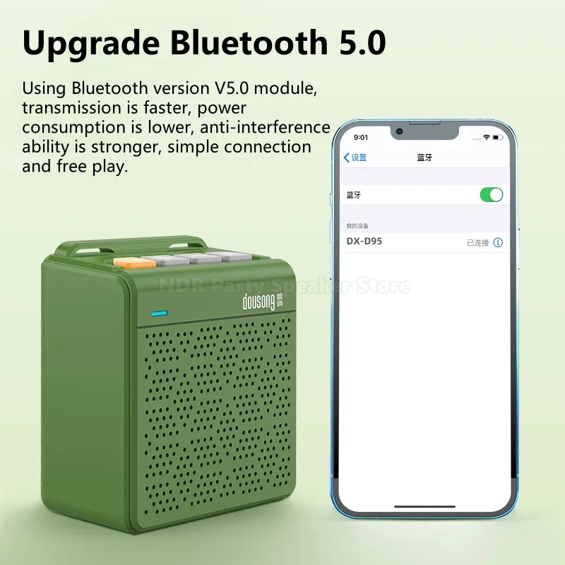 Portable Wireless Blue Tooth Speaker Outdoor Mini Home Speakers Insert Card Player Heavy Subwoofer TWS Dual Stereo Sound Box