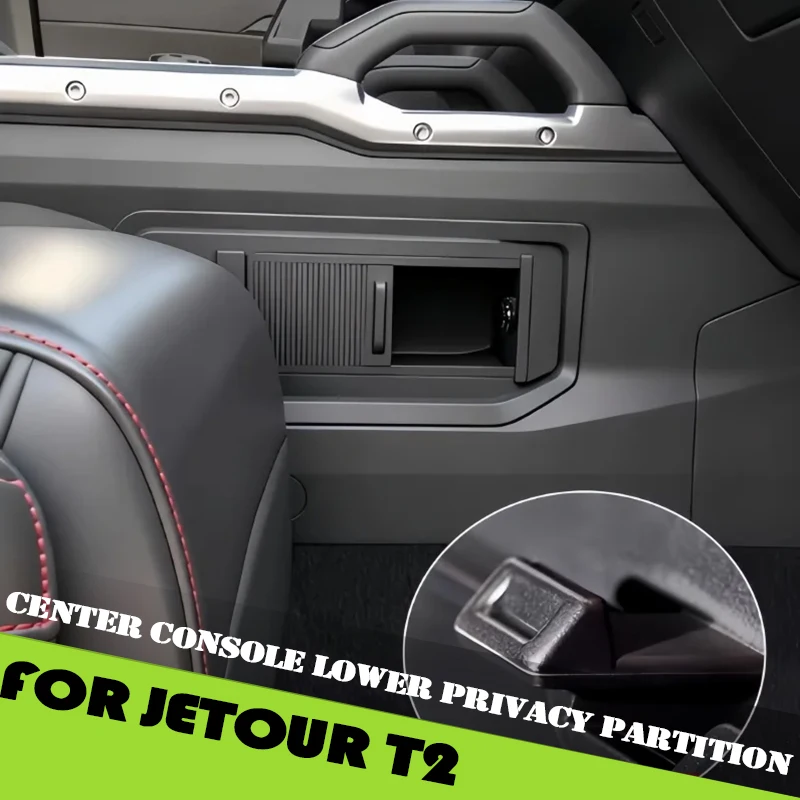 

Car Central Control Lower Privacy Partition Fit for JETOUR Traveller T2 2026 C-DM Modified Car Decorative Cover Accessories