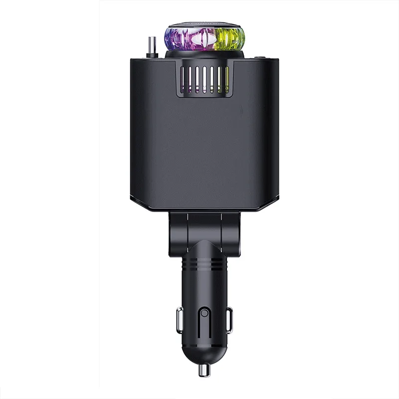 

Car charger 120W super fast charging, with telescopic cable
