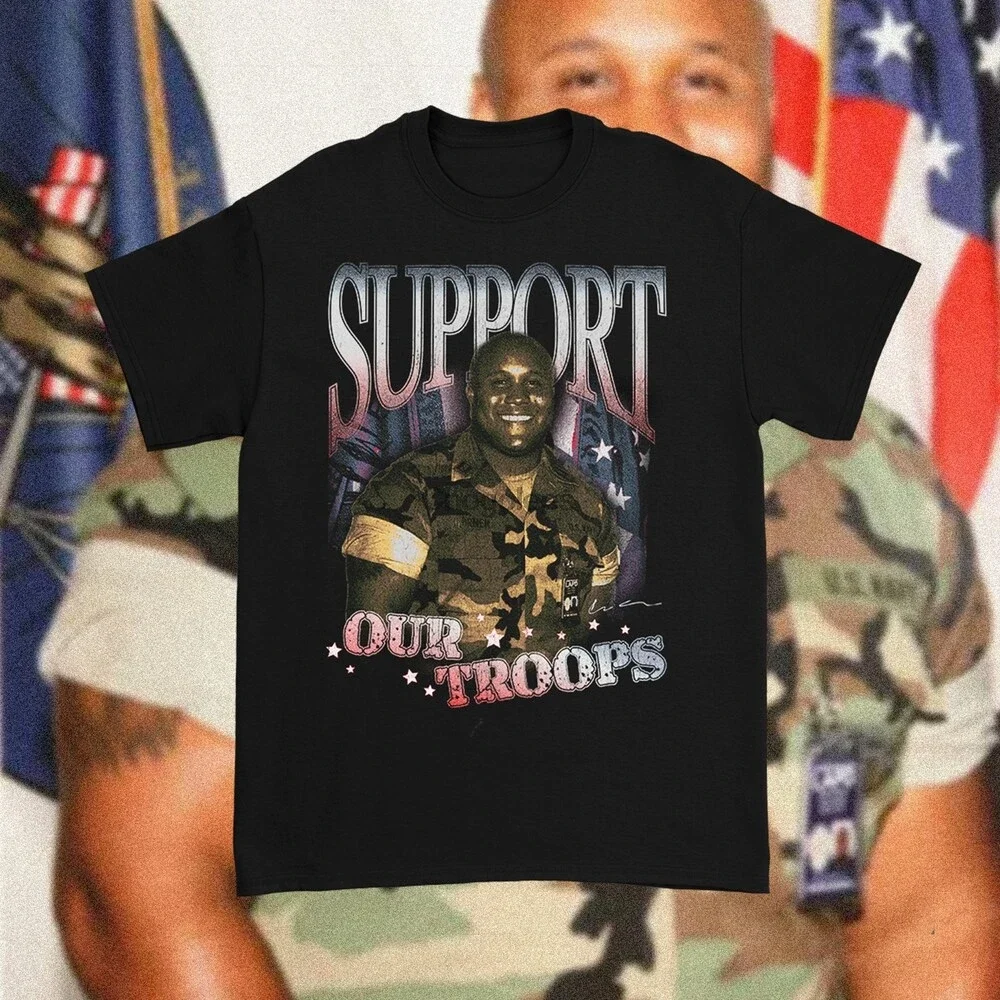 

Support Our Troops Chris Dorner Short Sleeve Tee Shirt Vintage Streetwear Look