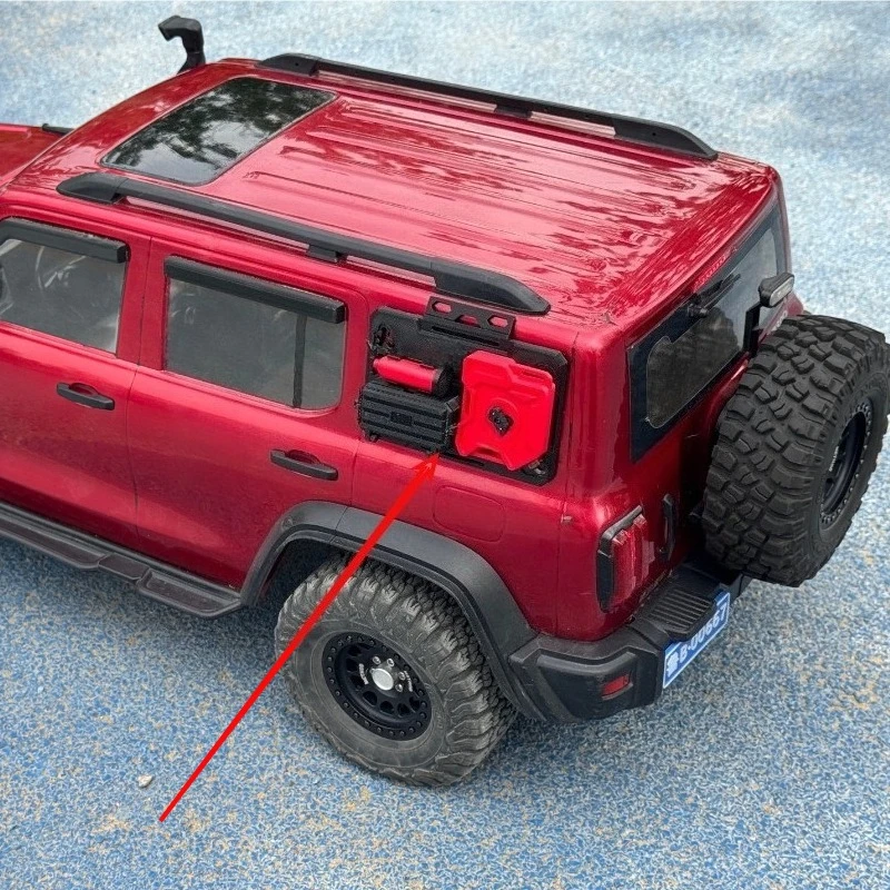 1/8 Side Window Expansion Plastic Parts for KM Tank 300 Rock Crawler Scale Decoration Accessories Off-road Upgrade Two Versions