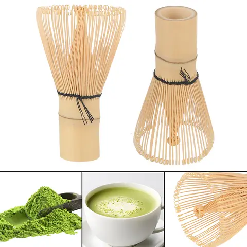 1/2/3pcs Matcha Whisk Set 100 Matcha Green Tea Powder Whisk Teaware Japanese Ceremony Bamboo Chasen Tea Tool Tea Brush Spoon