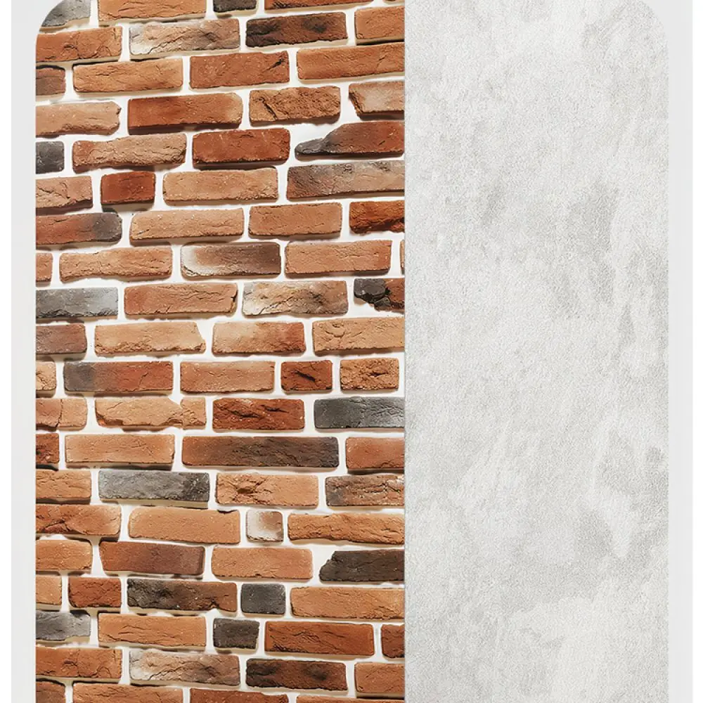 Waterproof PVC Wallpaper Vintage Brick Design Self Adhesive Mural For Bedroom Living Room Wall Renovation Home Decor
