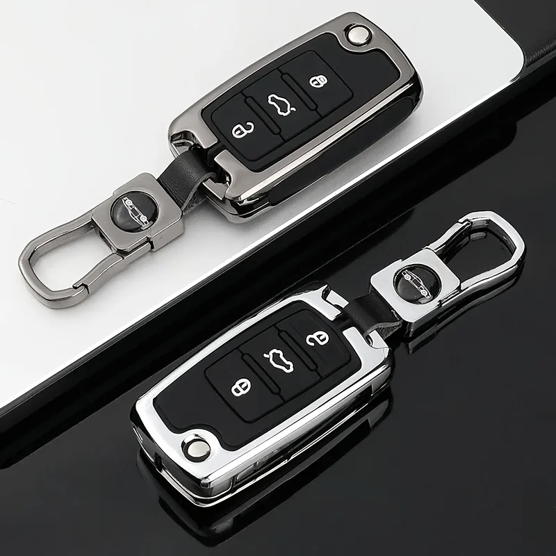2017-2018 for FAW for VOLKSWAGEN 2018 New Sagitar 2016 Lavida Bora Santana Jetta Tiguan Key Case Cover Buckle