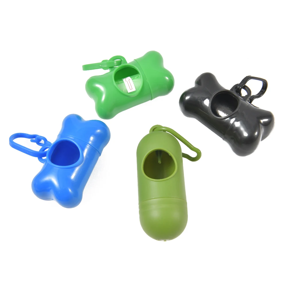 1pc Waste Bag Dispenser for Dog Waste Carrier Green Black Pet Supply Accessory Dog Cat Small Tools Poop  Dog Bag Dispenser