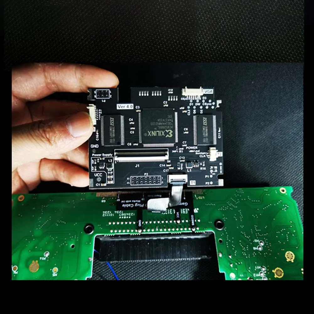 V4.2 IPS OGS Pre-Laminated LCD Screen Kits For SEGA Game Gear Full Screen Display LCD Highlight Brightness Screen for SEGA GG view 6
