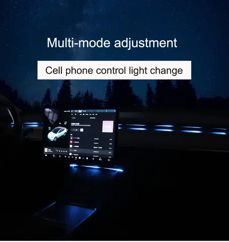 6 best sales tesla ambient light - №2