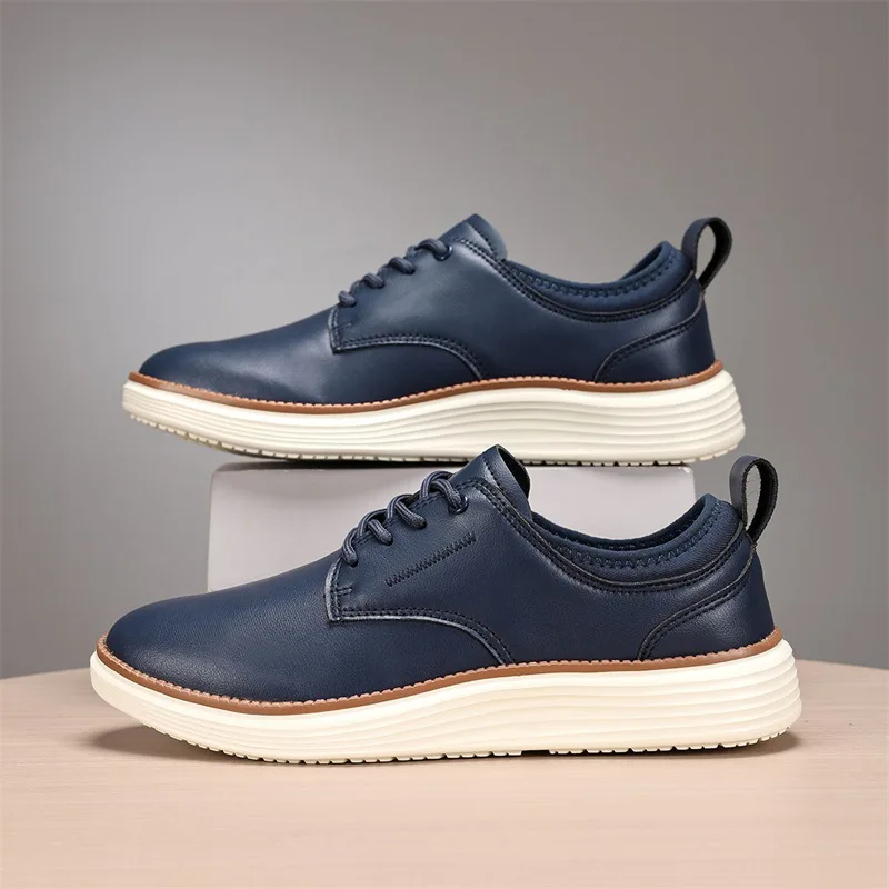 

Fashionable Lace Up Men's Leather Casual Shoes Outdoor Men's Sports Shoes Oxford Shoes