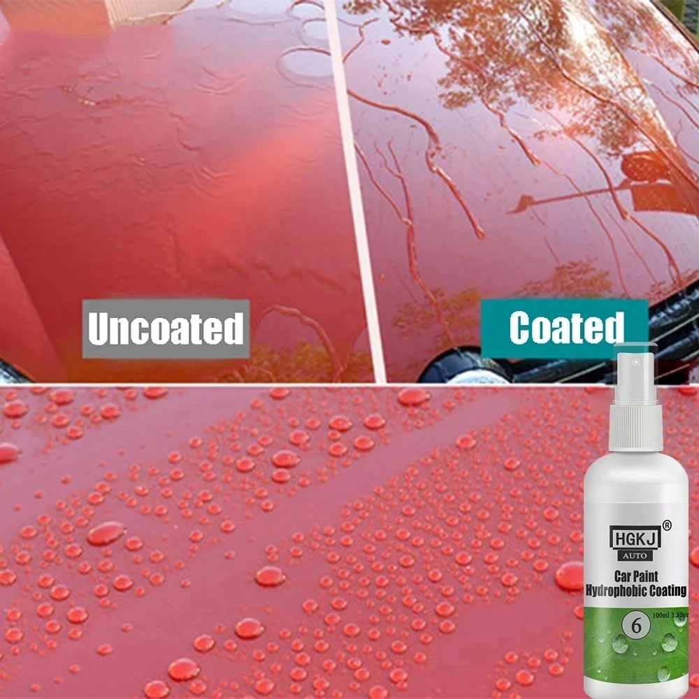 Car Hydrophobic Nano Oleophobic Polymer Paint Sealant Quick Coating Shine Antirain Anti-scratch Anti-corrosion Spray