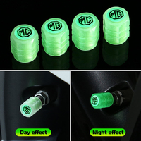 Morris Garages 4Pcs Car Luminous Tire Valve Caps Tyre Fluorescent Accessories For MG EZS ZS MG3 Rx5 MG5 MG6 MG7 HS ZST GT GS ZX