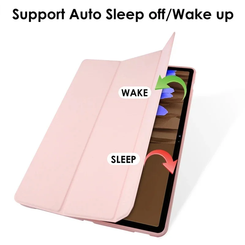 With Pen Slot Case for New Samsung Galaxy Tab S11 2025 S10 Ultra 12.4 S10 14.6 S9 FE S8 Plus S7 FE A11 A9 A8 S6 Lite Smart Cover