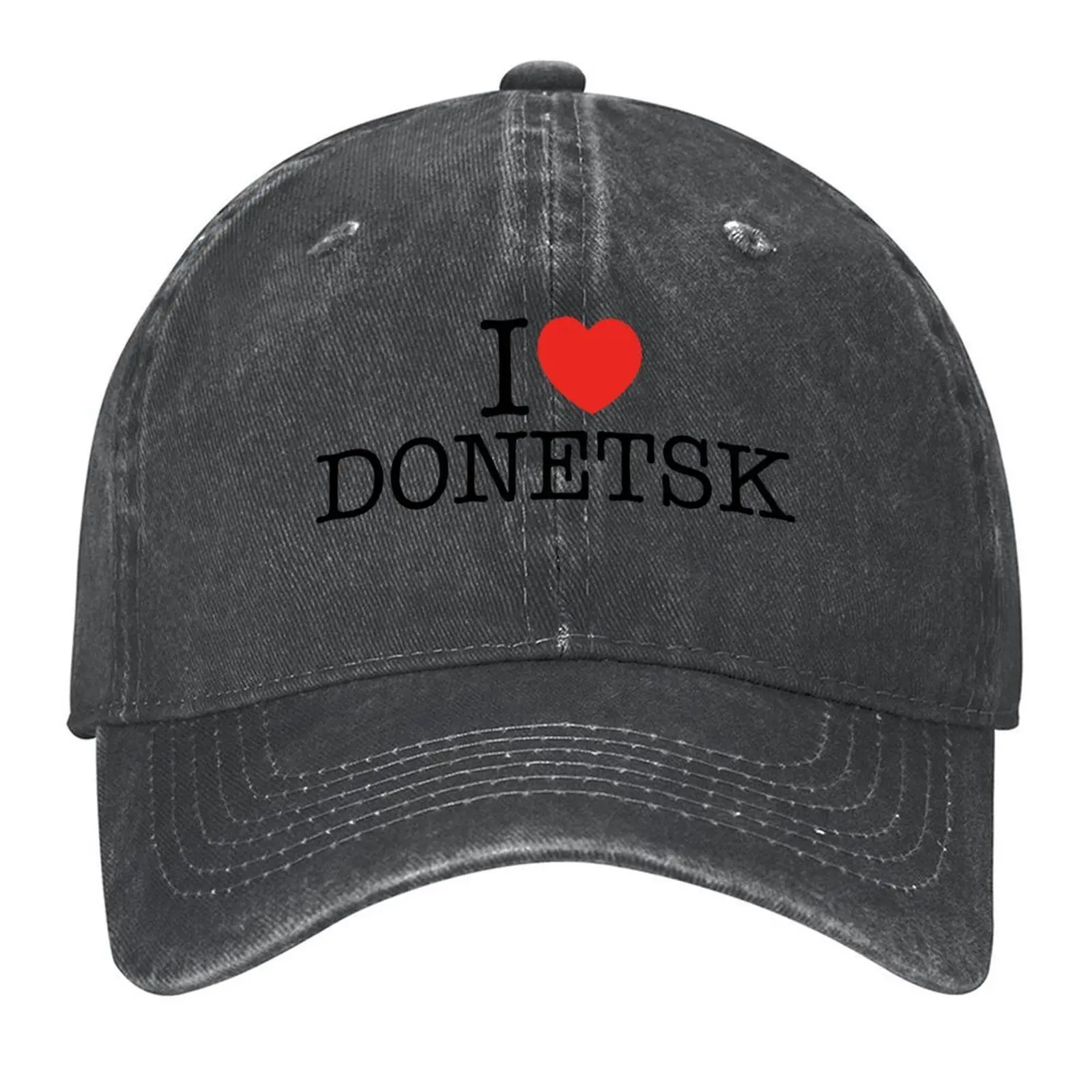 

I heart Donetsk Baseball Cap Luxury man cap Visor western Hat golf hat genuine Trucker Hats For Men Women's