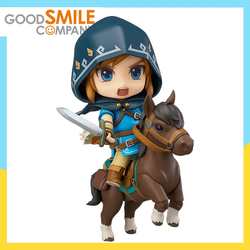 متوفر في المخزون ابتسامة جيدة GSC 733 Nendoroid أسطورة زيلدا لينك التنفس من البرية Ver DX طبعة الشكل أنيمي عمل نموذج اللعب