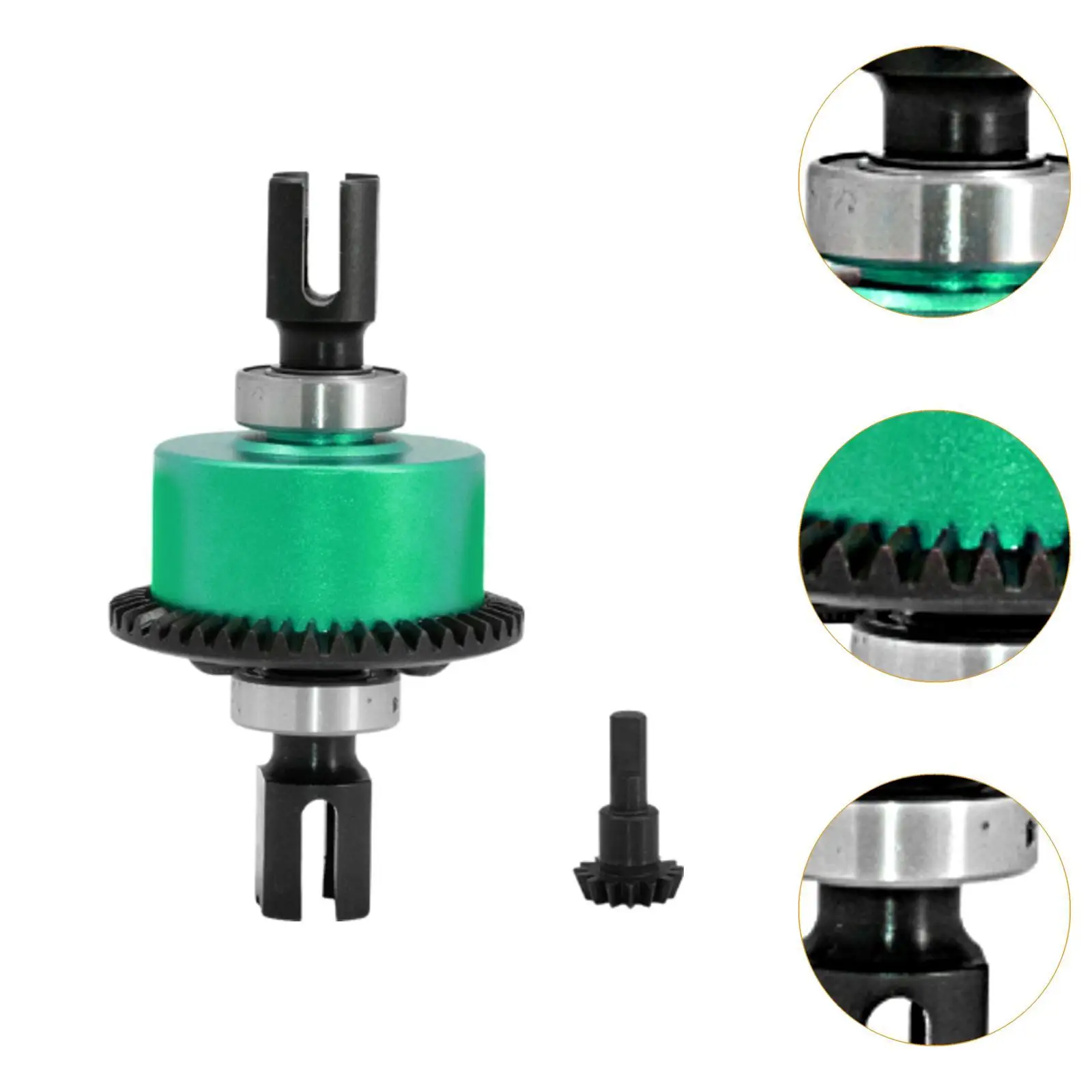 1/8 42T 15T Differential Gear Spare Parts Upgrade Kit RC Car Differential Gear for Some 1/8 RC Car Models Enhances Performance